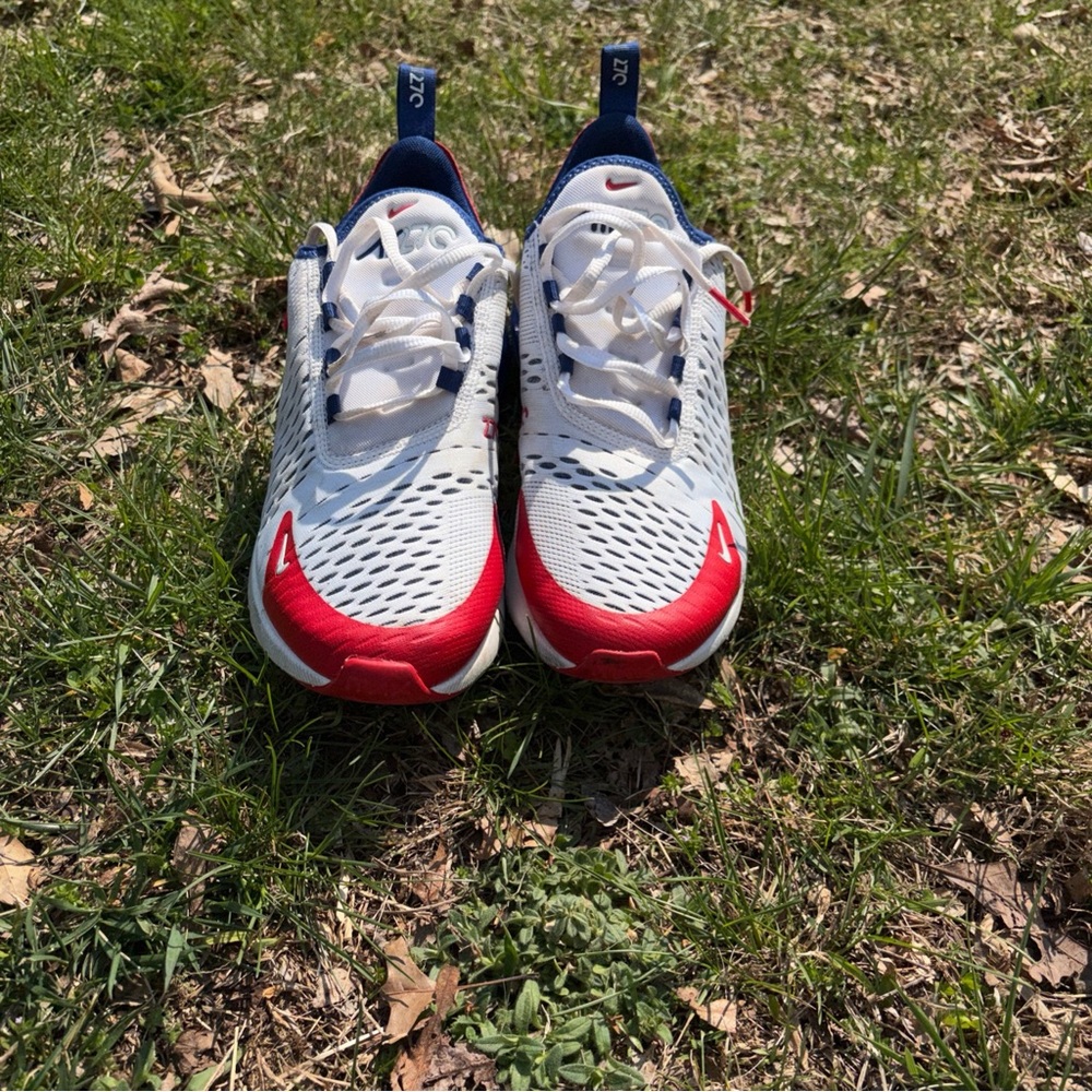 Nike Air Max 270 USA Olympics University Red White Blue Men’s Size 7.5